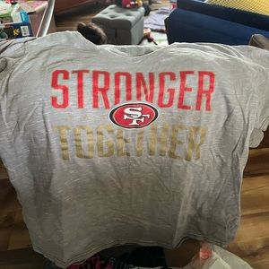 Fanatics 49ers stronger together shirt